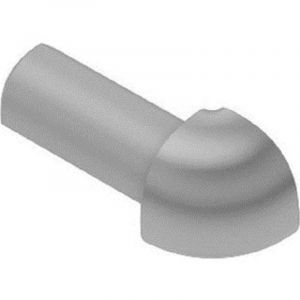 Schl&uuml;ter-systems Kg Deutschland - Angle sortant 90&deg; pvc rondec pro/e - Angle sortant 90&deg;- hauteur 8 mm- pvc blanc brillant rondec pro/e