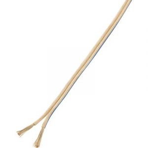 Tru Components Câble haut-parleur TR1975-100 1568259 2 x 0.75 mm² transparent 100 m