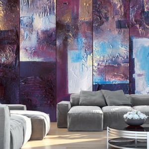 Artgeist Papier Peint "Winter Evening Abstract" 50x1000cm