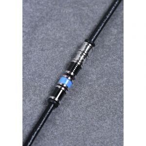 Bracelet souple max en acier 316l avec turquoise bleu turquoise