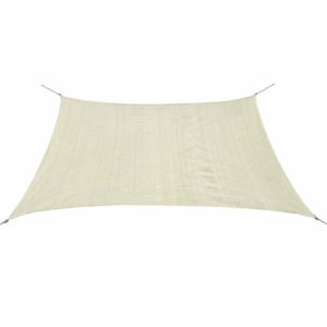 Image de VidaXL Parasol en PEHD carr&eacute; 3,6 x 3,6 m