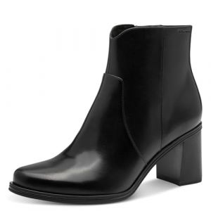 Tamaris Femme Damen Boot Heel 1-25360-45 Bottine, Noir, 41 EU