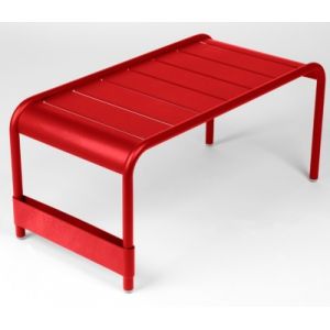 Image de Fermob Table basse Luxembourg / Banc - L 86 cm piment en métal