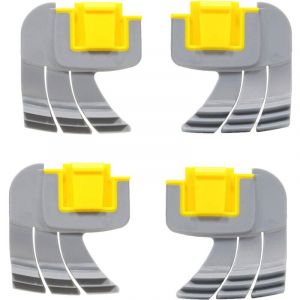 Paquet de 4 brosses à récurer Cyclone R0714400 pour robot nettoyeur de piscine Zodiac MX8 Elite
