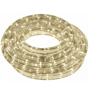 HQ-Power Tube lumineux LED, guirlande lumineuse, tube LED extérieur, cordon lumineux, flexible lumineux, décoration pour intérieur et extérieur, 36 LED/mètre, blanc chaud, 9 m