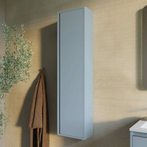 Kiamami Valentina Colonne multifonction suspendue h140 porte réversible céleste mat Monaco