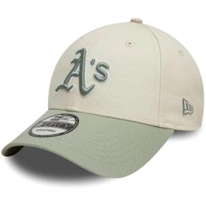 New era Casquette World Series Patch 9FORTY Athletics blanc vert