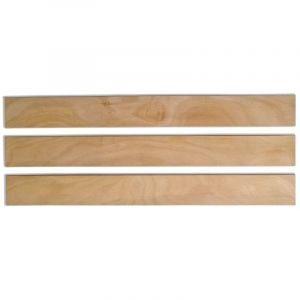 Lot de 3 Lattes 87,3 cm 873mm Largeur 48mm épaisseur 8mm bois hêtre durable Sommier lit canapé clic clac bz 7 plis rechange renfort résistant soutien