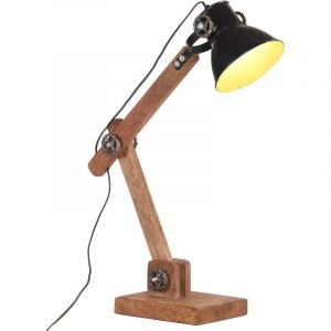 VidaXL Lampe de bureau industrielle Noir Rond 58x18x90 cm E27