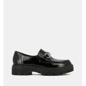 Jonak Mocassins Anton en cuir verni Noir - Couleur Noir - Taille 38