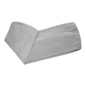 Image de Housse De Protection Pour Tour De Lit Bébé 70 Cm - Protection Des Bords De Lit - Rechange Pour Cadre De Lit Gris Clair Velour