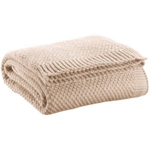 Declikdeco Plaid tricot recycl&eacute; Danilo Lin