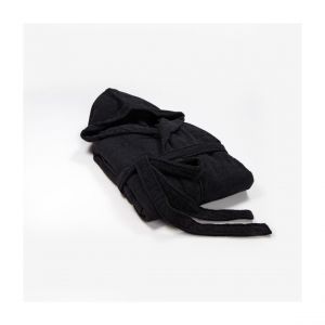 Peignoir de voyage RANGER, &agrave; capuche 300g Noir