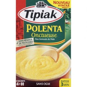 Image de Tipiak Polenta - Sans r&eacute;sidus de pesticides - 4x100 g
