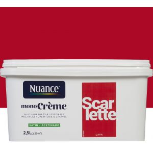 Nuance Peinture MonoCrème Scarlette Satin 2.5L