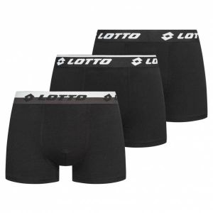 Lotto Rétro Hommes Boxer-short Lot de 3 noir MBXX1002NET-BLACK