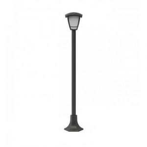 Xanlite Lampadaire filaire noir 112cm rétro IP44, culot E27, 40W max