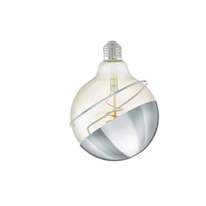 Eglo Pare-Éblouissement Décoratif Pour Ampoules G125 - en Acier Chromé Brillant - Diamètre : 12,6 cm