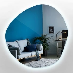 Miroir lumineux de salle – Miroir led - Miroir avec éclairage (Froide 6500K) - 87x86 cm - Miroir led rétro-éclairage