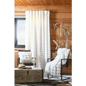 Rideau à passant Nebraska Écru – 140 x 240 cm