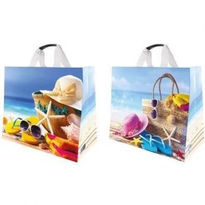 Cabas pp tisse sea sun 43 x 20 x 38 cm 33 l - Sphere
