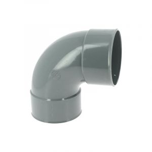 Nicoll COUDE FEMELLE-FEMELLE 87°30 - UCX88 - PVC GRIS - Ø 125 MM