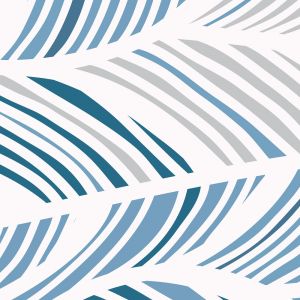 Plage Stickers adh&eacute;sifs 15x15cm, 12 feuilles lin&eacute;aires abstraites bleues pour d&eacute;co int&eacute;rieure maison - Homestaging.