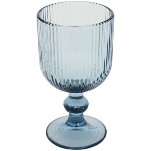 Atmosphera Verre &agrave; vin Ema bleu D7,9xH14,3cm cr&eacute;ateur d'int&eacute;rieur