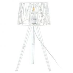 Image de EXO Lighting - Lampe de table TESS tripode blanche