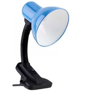Lampe de Table Orientable LED 40W avec Pince et Interrupteur Avizar Noir / Bleu