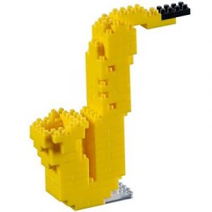Brixies Saxophone (Level 2) - Nano Puzzle 3d puzzle 120 pi&egrave;ces