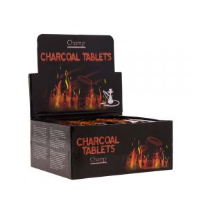 Image de Champ Charbon pour chicha 10 rouleaux de 10 pastilles