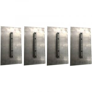 Varan Motors	 Motors - LAME-S80 4 Pales de finition pour truelle mécanique (265x150mm), lames lisseuse mécanique