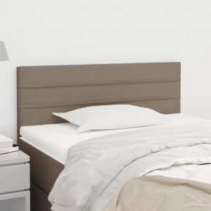 VidaXL Tête de lit Taupe 90x5x78/88 cm Tissu