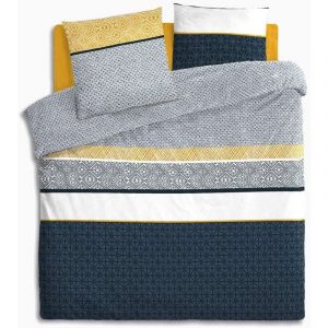 1001kdo - Parure housse couette 240 x 220 cm Etni raye