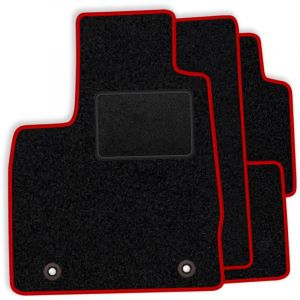 Ensemble de tapis de sol en velours pour Audi A3 I 8L 1996-2000 - finition rouge