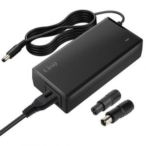 Linq Chargeur 84W pour Trottinette &Eacute;lectrique Xiaomi, Ninebot et autres, C&acirc;ble 1.5m Noir