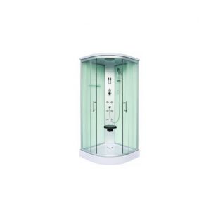 Azura home design Cabine de douche scala 90x90x215 cm blanc - Blanc