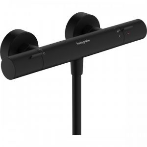 Hansgrohe Mitigeur thermostatique douche C3 Ecostat Fine Noir mat