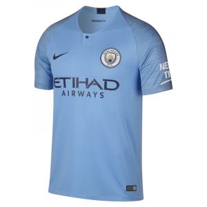 Nike Maillot de football 2018/19 Manchester City FC Stadium Home pour Homme - Bleu - Taille M