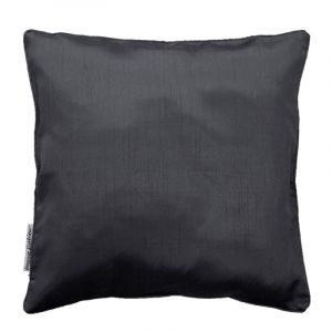Housse de Coussin "Shana" 40x40cm Gris Anthracite Prix