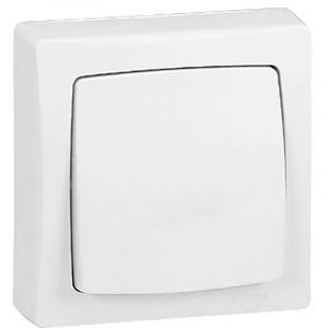 Legrand Interrupteur va-et-vient ASL pour appareillage saillie 250V version étroite - 086084