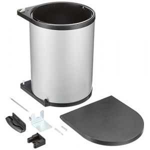 Image de Wesco Poubelle, Métal, Silber, 27 x 39 x 28,5 cm - 010612-11SCA
