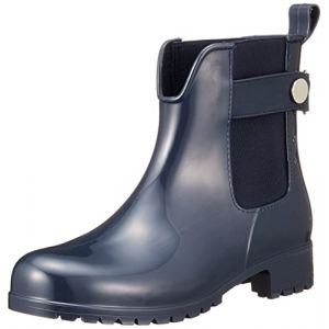 Tommy Hilfiger Bottines de pluie Chelsea vernies Bleu - Couleur Bleu - Taille 38