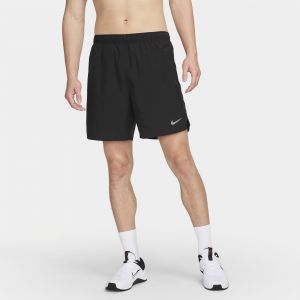 Image de Nike Short de running avec sous-short intégré 18 cm Dri-FIT Challenger pour homme - Noir - Taille M - Male