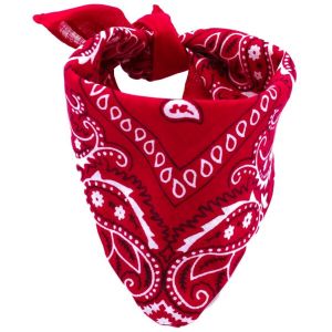 Kebello Echarpe Bandana coton Rouge F
