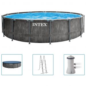 Image de Intex Ensemble de piscine Greywood Prism Frame Premium 457x122 cm