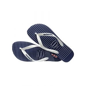 Havaianas Diapositives Top Nautical EU 35-36 Navy Blue / White / Navy Blue