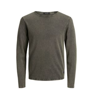 Image de Jack & Jones Leo Knit Crew Neck XL Dusty Olive - Dusty Olive - XL