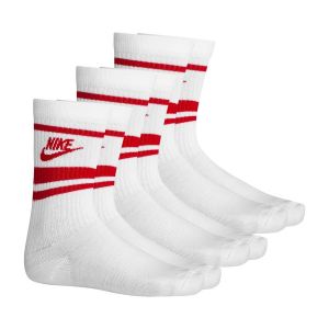 Image de Nike Lot de 3 paires de chaussettes Sportswear Everyday Essential Blanc - Taille XL